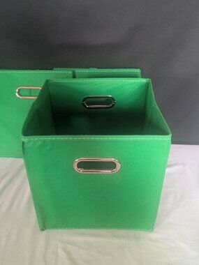 New collapsible storage fabric bins with handles